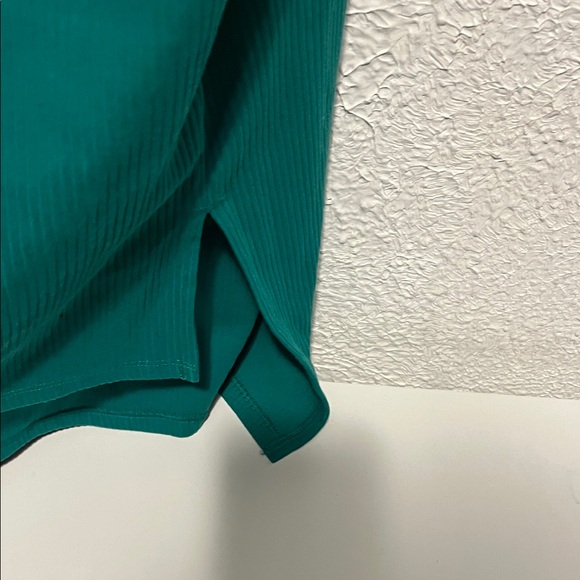 Chic Teal Midi Dress with Straps - Picture 7 of 7